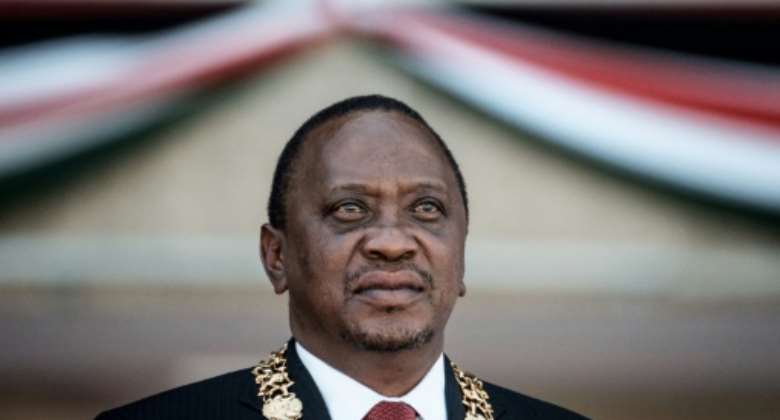 Uhuru Kenyatta was unable to run again after serving two terms as president.  By YASUYOSHI CHIBA AFPFile