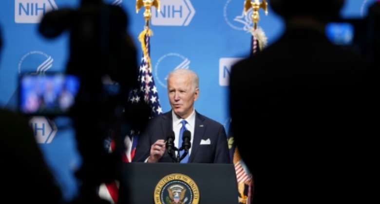 US President Joe Biden is announcing a raft of measures to fight Covid-19.  By MANDEL NGAN (AFP)