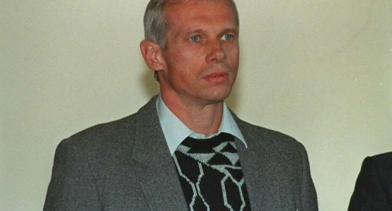 Walus has spent nearly 30 years in prison for the murder, which nearly pitched South Africa into a race war 1997 file picture.  By WALTER DHLADHLA AFPFile