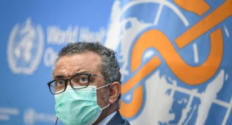 World Health Organization WHO Director-General Tedros Adhanom Ghebreyesus has no rival for the job.  By Fabrice COFFRINI AFP