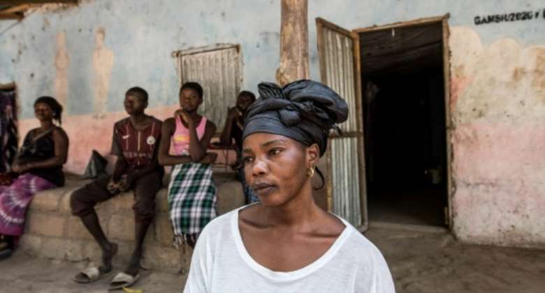 Worried return: Mariatou Badjie.  By MUHAMADOU BITTAYE AFP