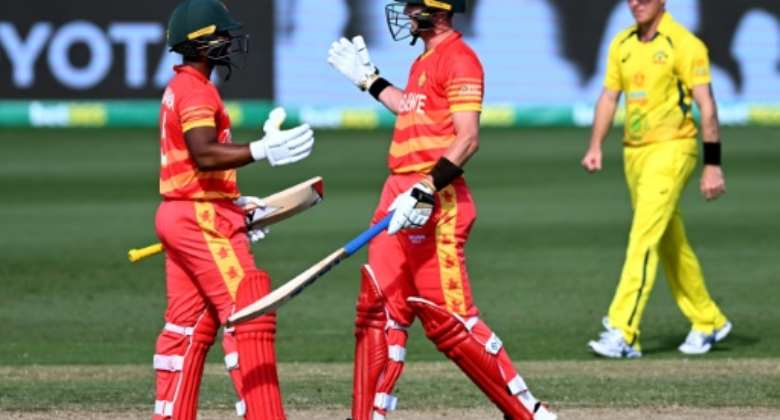 Zimbabwe celebrated a historic win over Australia Saturday, beating the powerhouse on its home turf for the first time ever.  By William WEST AFP