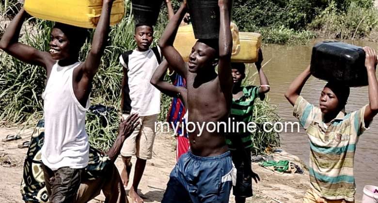 Photo of the week : Endless struggle for safe drinking water in Ekumfi Obidan community
