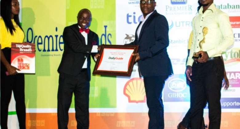 DAILY GUIDE Wins Best Brand Award