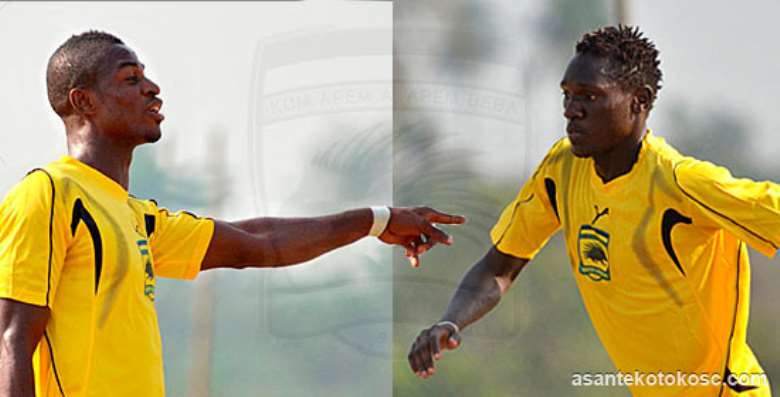 Godfred Asante left and Joseph Ochaya right: Pic by Asante Kotoko website.