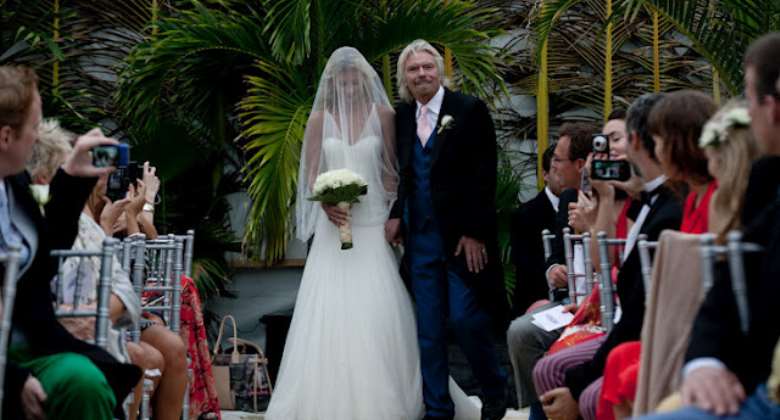 EXCLUSIVE PHOTOS: Virgin Boss, Sir Richard Branson Shares Some Wedding