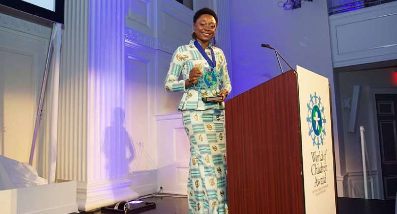 Winnifred Selby Receives 2015 World Of Children Youth Award At New York City Gala