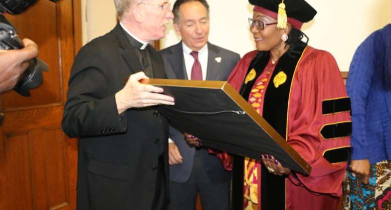 Ghana's First Lady Honoured With Doctorate Degree For Humanitarian Services