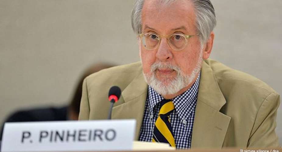 Paulo Srgio Pinheiro, Chairman Of The UN Commission Of Inquiry For Syria