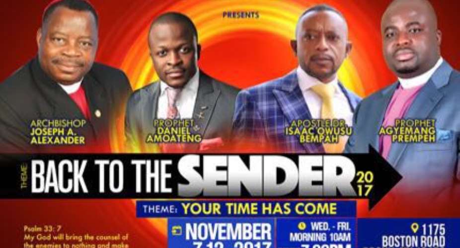 Apostle Dr. Bempah and Prophet Coming to New York for a 5 Day Service