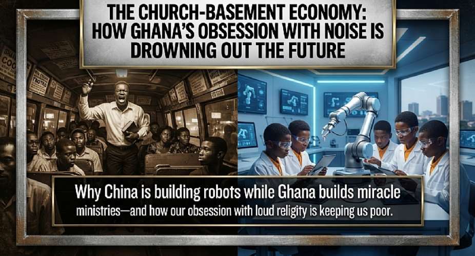 The Church-Basement Economy: How Ghana’s Obsession With Noise Is Drowning Out The Future