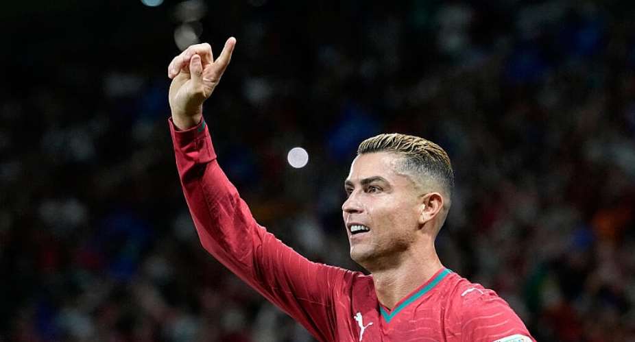A file image of Portugals Cristiano Ronaldo after having a goal disallowed during the Nations League soccer match between Portugal and Wales in Lisbon on September 24, 2026. -  Armando Franca, AP