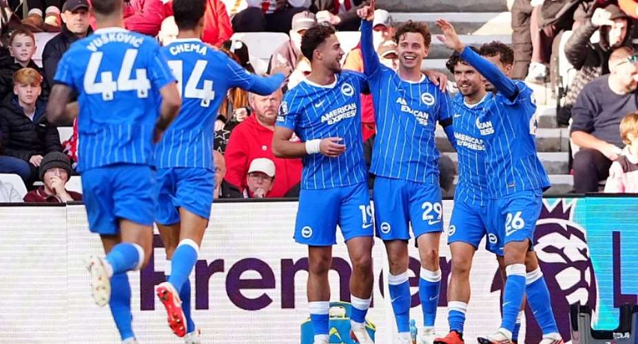 PL: Brighton win at Sunderland despite controversial red card