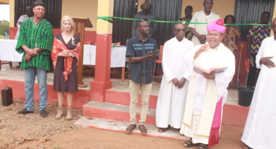 Catholic Diocese Of Damongo Constructs Six-Unit Classroom Block,Office Complex At Canteen