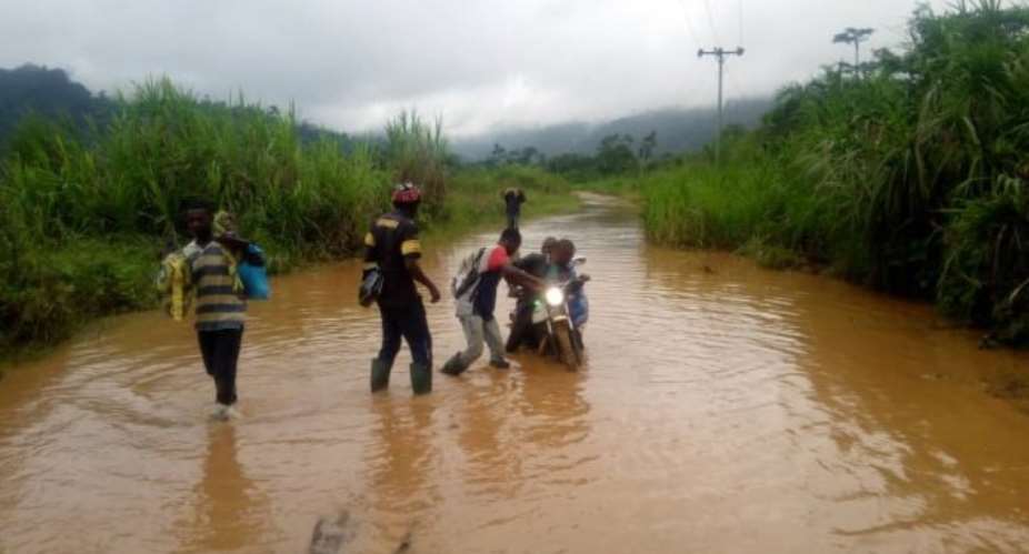 Rains Cut Off Akanteng Community
