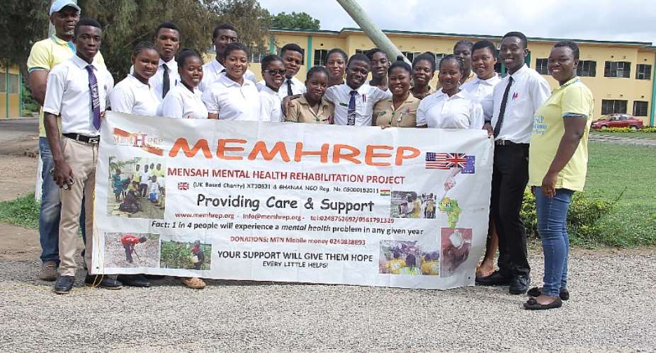 MEMHREP Holds World Mental Health Day With Students In The Effutu Municipality On The Theme suicide Prevention S