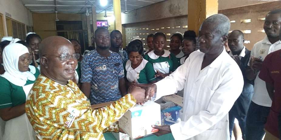 East Gonja: NABCO Beneficiaries Donate Fans To Salaga Hospital