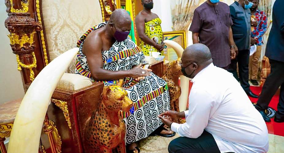 VP Bawumia Assures Asantehene Of NPP's Commitment To  Peaceful Campaign And Elections