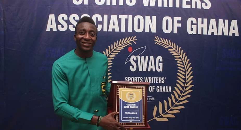 Asante Kotoko Goalkeeper Felix Annan Named SWAG Footballer Of The Year