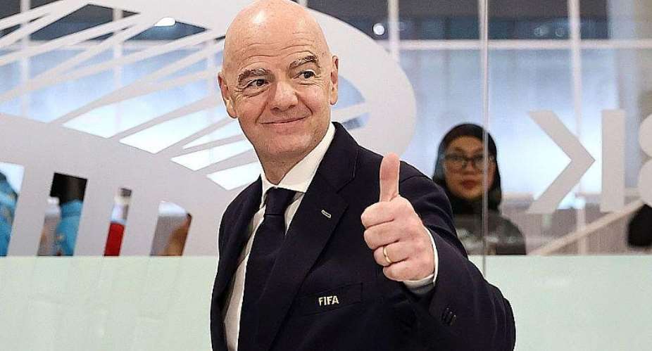 Getty Images Image caption: Gianni Infantino was first elected as Fifa president in 2016.