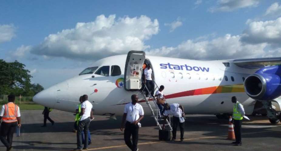 Starbow resumes Tamale flight with new aircraft