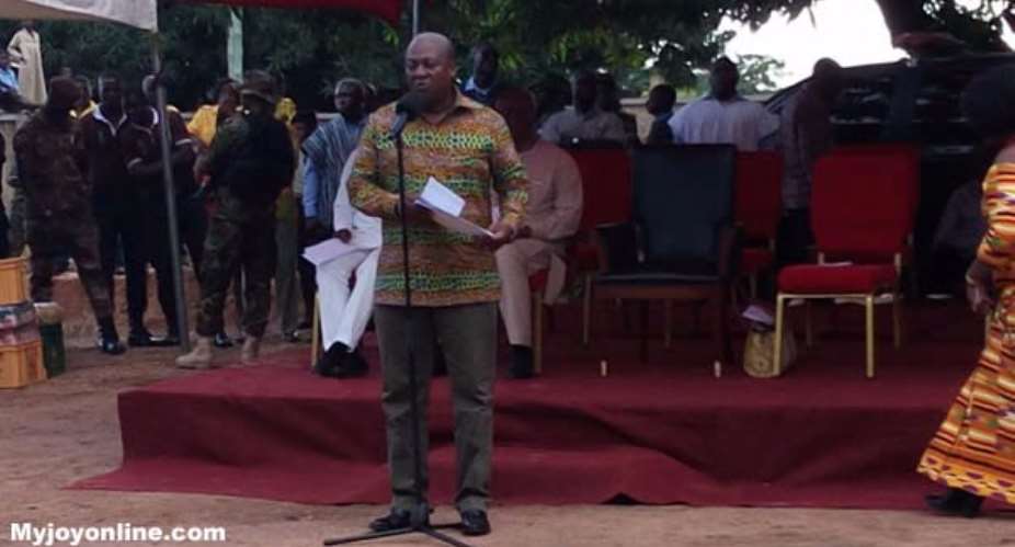 Mahama cautions Ghanaians against election violence