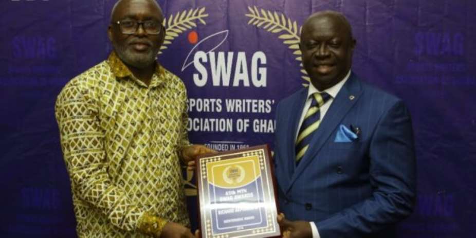 45th MTN SWAG Awards - GOC Secretary General Richard Akpokavie Receives Meritorious Award