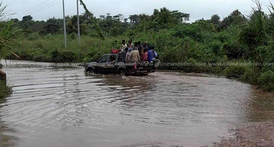 Flooding hits Sunyani West communities