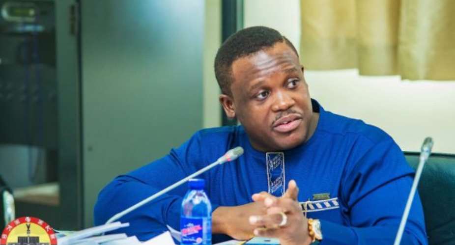 Hon. Samuel Nartey George,  Minister for Communication in the Ministry of Communication, Digital Technology and Innovation