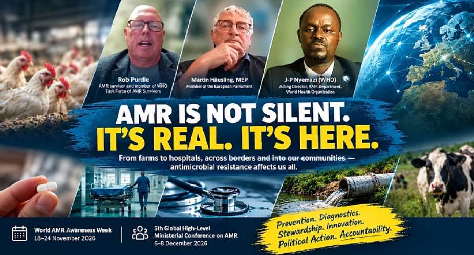 AMR survivor, lawmaker and WHO call to protect medicines that keep us safe