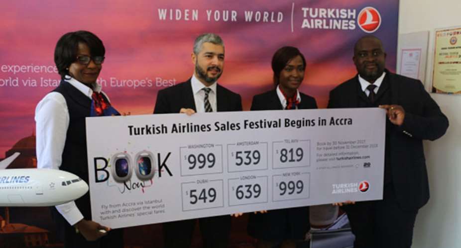 Officials of Turkish Airlines at the launch
