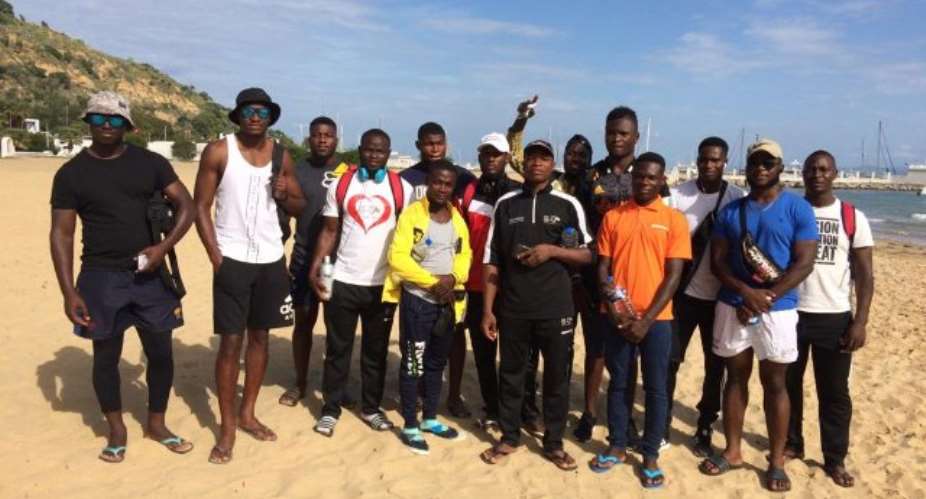 Ghana's Rugby team in Tunisia
