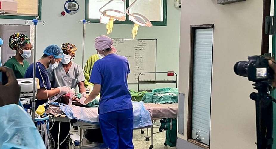Dr. Michael K. Obeng begins free reconstructive surgeries in Ho