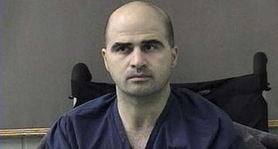 This April 9, 2010 file photo released by the Bell County Sheriffs Department, shows US Major Nidal Hasan after being moved from Brooke Army Medical Center in San Antonio to Bell County Jail in Belton, Texas. -  AFP