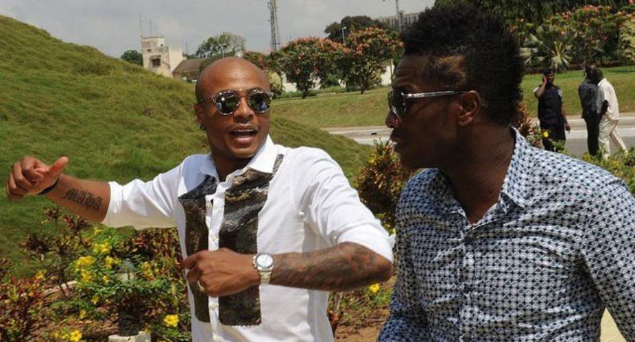 AUDIO: Asamoah Gyan opens up about his relationship with Andre Ayew