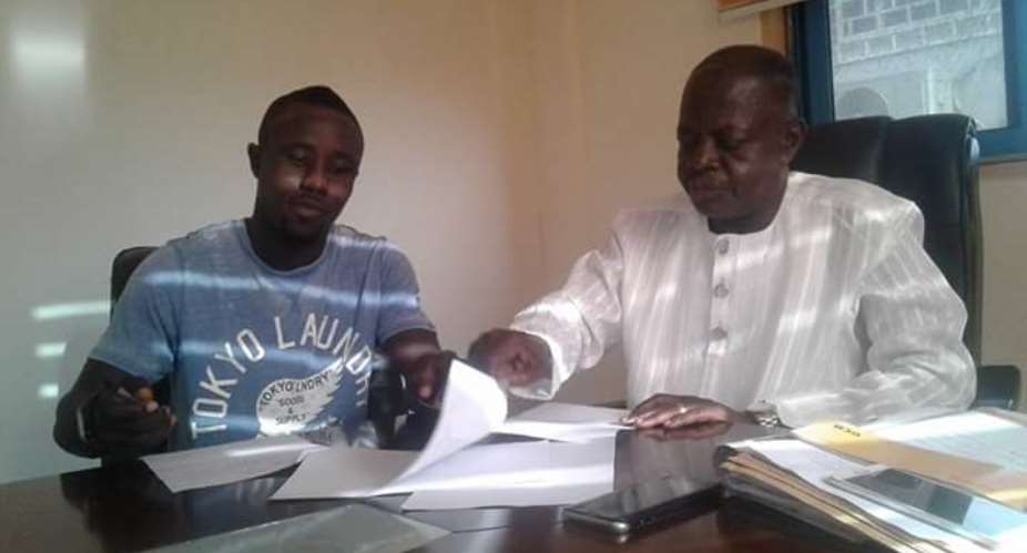 Bechem United snap up free agent Hasaacas captain Daniel Egyin for two years