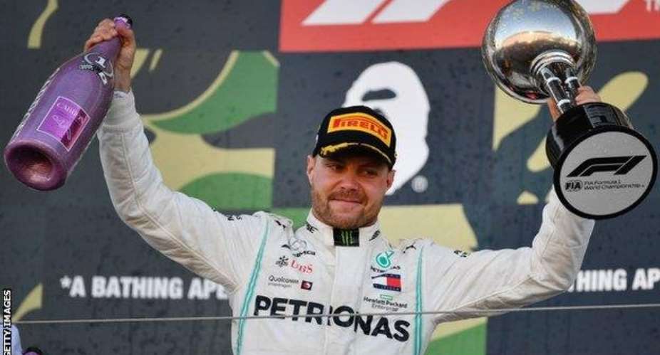Bottas Wins Japanese Grand Prix As Mercedes Win Constructors' Title