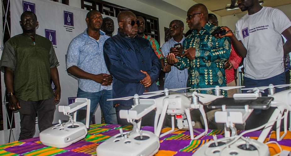 AR: Akufo-Addo Visits New York University Research Centre In Kumawu