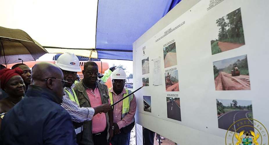 Akufo-Addo Cuts Sod For Anyinam TVET Centre