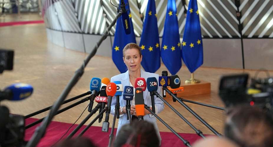 EU foreign policy chief Kaja Kallas speaks to reporters during a meeting of EU foreign ministers in Brussels on 13 July 2026. Kallas said on Monday that the EU would welcome an “energy ceasefire” between Russia and Ukraine if Moscow respects it, as doubts persist over the scope and durability of the proposed truce. -  Marius Burgelman / AP Photo