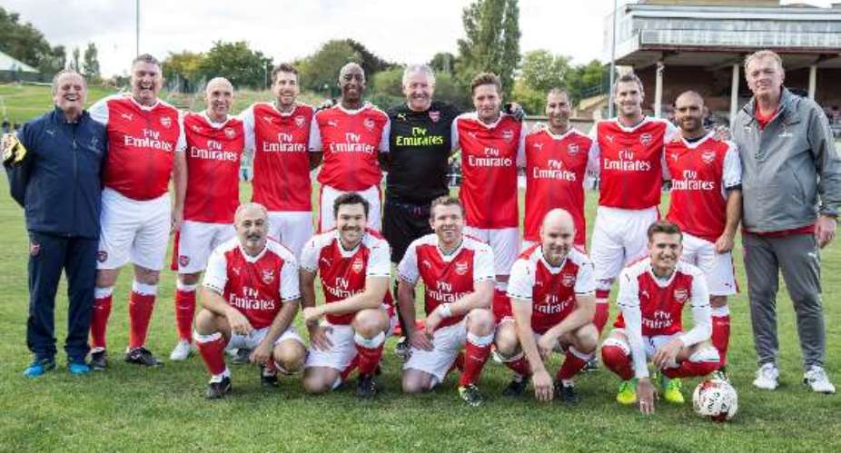 Ex-Arsenal stars help charity raise funds for poor families in Ghana