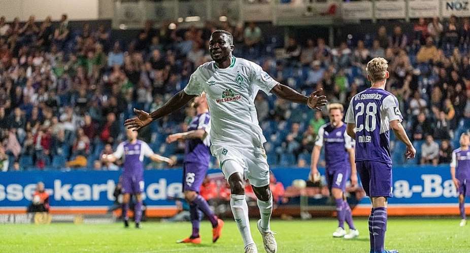 Ghana youngster Jonah Osabutey makes big impact, scores on debut for Werder Bremen pros