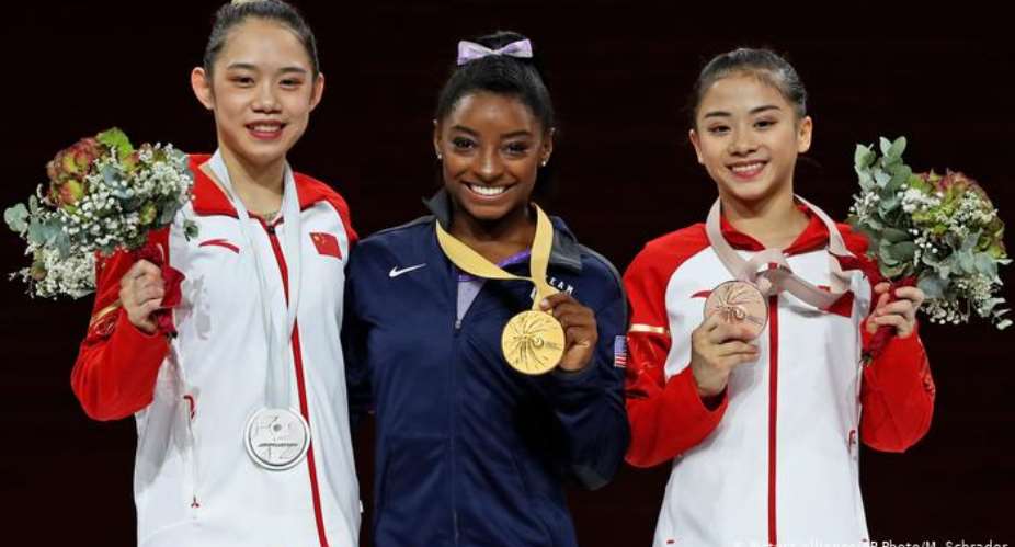Gold Medal Gymnastics Champ Simone Biles Breaks World Record
