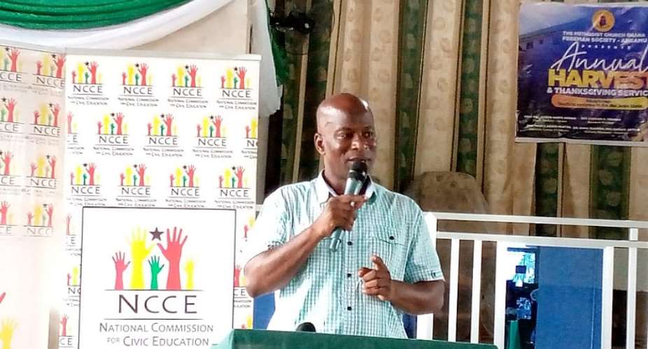 Youth must play vital role in ensuring peace — NCCE to youth at Gomoa Ankamu