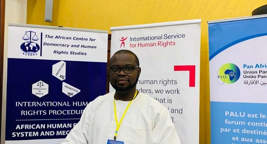 Joseph Wemakor in Tanzania to build capacity on regional and international human rights systems and mechanisms