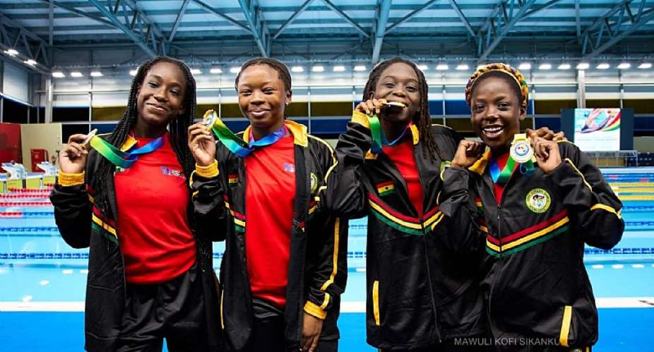 Ghana tops Africa Aquatic Zone 2 Swimming Championship at Borteyman