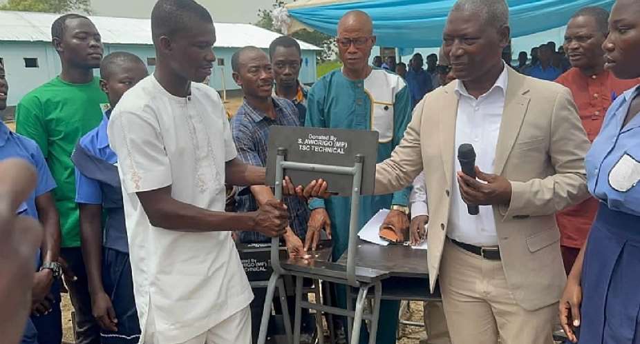 Technology Solution Centre Technical Institute gets new classroom blocks, 200 desks