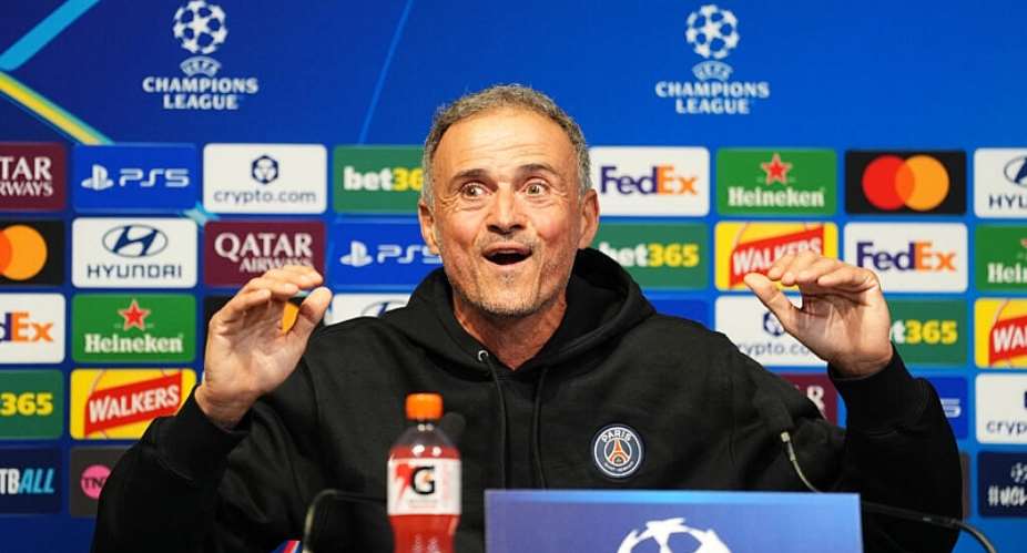 Luis Enrique has steered Paris Saint-Germain to 13 trophies, including two Champions League crowns, since taking over in July 2023. - Martin Rickett/EMPPL PA Wire via - Martin Rickett