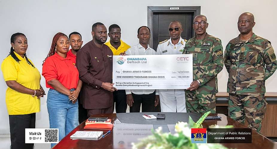 CDS’ Burma Camp, El-Wak Redevelopment Project receives GH¢100,000 boost