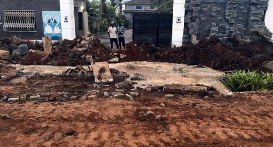 Portions Of Ave Maria Resort In Tema Demolished